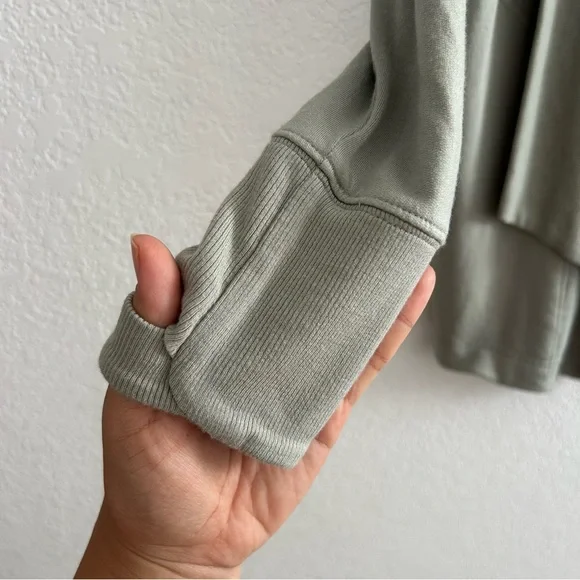 Athleta Nirvana Pranayama Minimalistic Mint Green Wrap Tencel Modal Cardigan - Picture 9 of 13